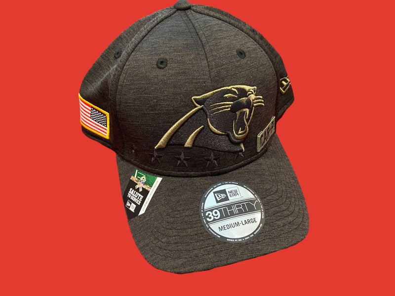 NFL Carolina Panthers 'Salute to Service' Military 39Thirty New Era Hat  Size Medium-Large * NEW