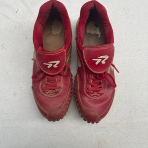 Red Used Size 6.0 Pitcher Cleats