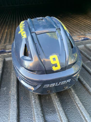 University of Michigan Bauer Practice Helmet #9