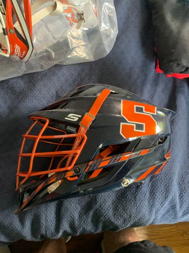 *BUNDLE* Syracuse Lacrosse Cascade S Helmet & Elbow Pads