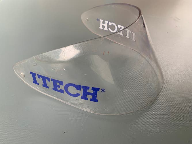 ITECH N17 Lexan Dangler Throat Protector for Goalie Mask Combo Helmet