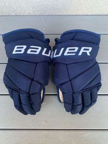 Bauer Navy 15" Vapor Pro Team Gloves