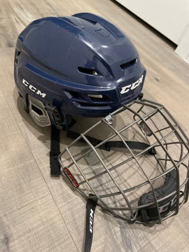 CCM Tacks 710 Hockey Helmet Combo
