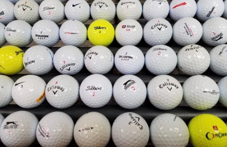 AAAA Assorted Golf Balls 50 Pack (See DESCRIPTION)