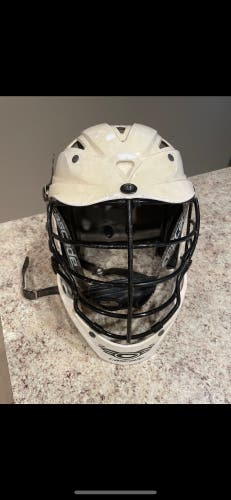 White CPX-r lacrosse helmet