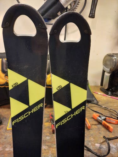 Used Fischer Racing RC4 World Cup SL Skis With Bindings Max Din 13 155cm