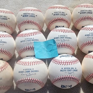 New Rawlings Official Minor League Baseballs 12 Pack (1 Dozen)