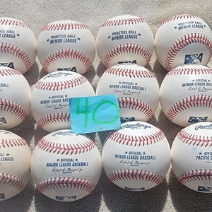 New Rawlings Official Minor League Baseballs 12 Pack (1 Dozen)