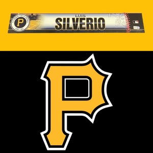 MLB Pittsburgh Pirates Luis Silverino MLB Authenticated Locker Room Nameplate Tag