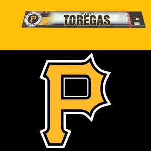 MLB Pittsburgh Pirates Wyatt Toregas MLB Authenticated Locker Room Nameplate Tag