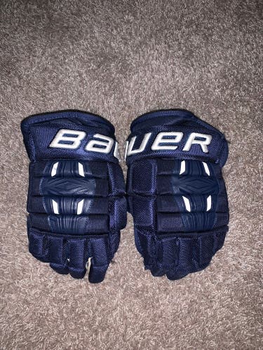 Bauer Navy Pro Series Gloves 13”