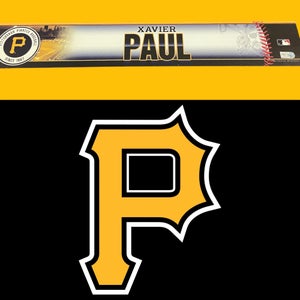 MLB Pittsburgh Pirates Xavier Paul MLB Authenticated Locker Room Nameplate Tag