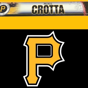 MLB Pittsburgh Pirates Mike Crotta MLB Authenticated Locker Room Nameplate Tag