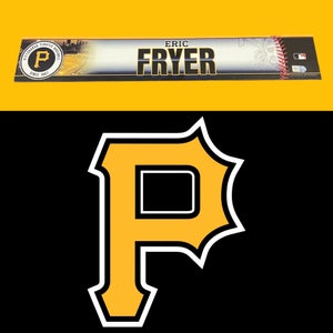 MLB Pittsburgh Pirates Eric Fryer MLB Authenticated Locker Room Nameplate Tag