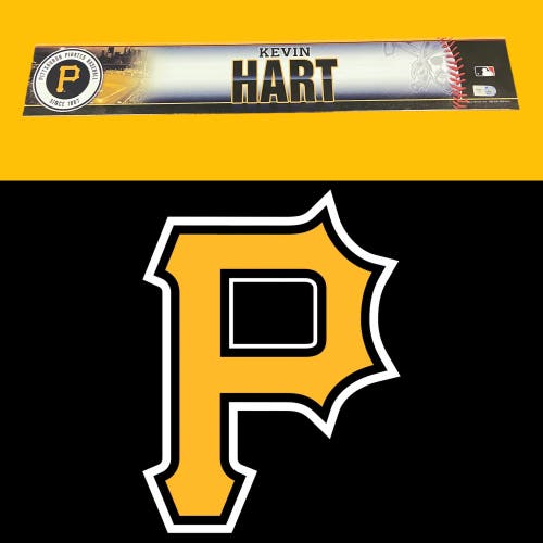MLB Pittsburgh Pirates Kevin Hart MLB Authenticated Locker Room Nameplate Tag