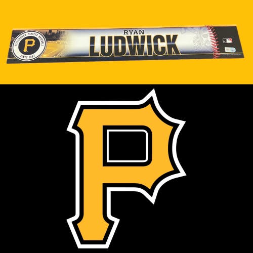 MLB Pittsburgh Pirates Ryan Ludwick MLB Authenticated Locker Room Nameplate Tag