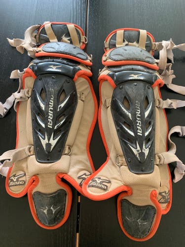 Used Mizuno Samurai Catcher's Leg Guard