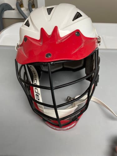 Youth White/Red Cascade CPV-R Helmet