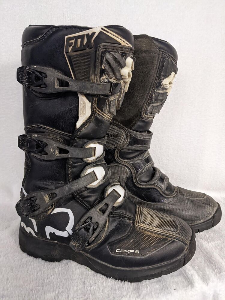 Fox Comp 3 Youth Motocross Boots Size 6 