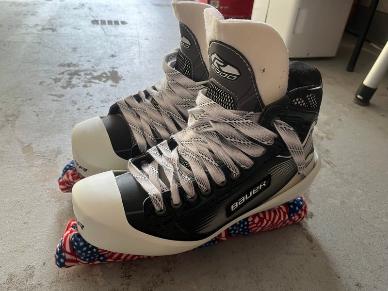 New Bauer Regular Width Pro Stock Size 10 Reactor 6000 Hockey Goalie Skates
