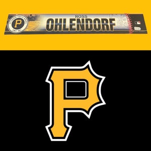 MLB Pittsburgh Pirates Ross Ohlendorf MLB Authenticated Locker Room Nameplate Tag