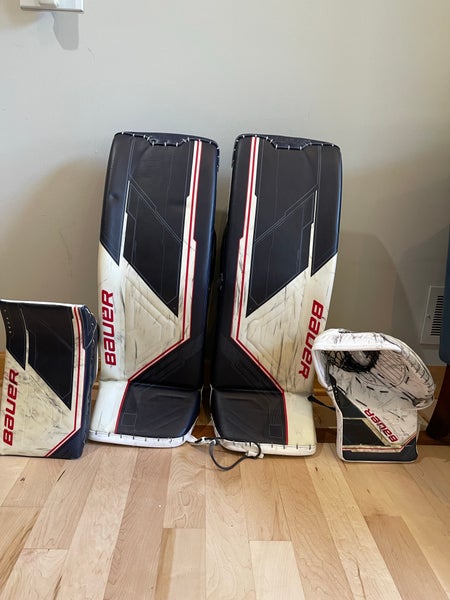 Used 35" Bauer Regular Mach Goalie Full Set Pro Stock