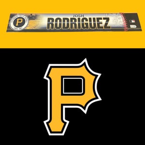 MLB Pittsburgh Pirates Josh Rodriguez MLB Authenticated Locker Room Nameplate Tag