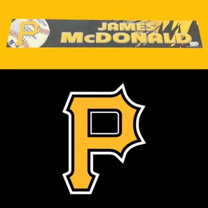 MLB Pittsburgh Pirates James McDonald MLB Authenticated Locker Room Nameplate Tag