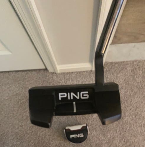 Men’s LH Ping Tyne 4 Blacked Out Putter With Aftermarket Ping Grip **HC Included**