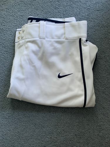 New Size Large Nike Baseball Pants, Navy Stripe