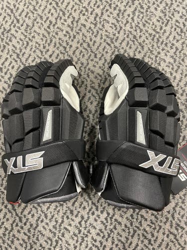 STX Surgeon RZR X-large Black lacrosse gloves