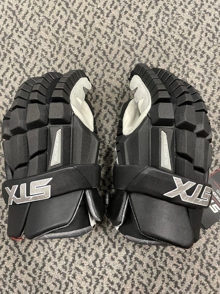 STX Surgeon RZR X-large Black lacrosse gloves
