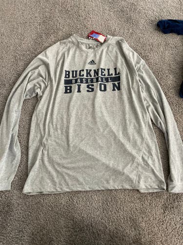 Bucknell Baseball New Gray Long Sleeve