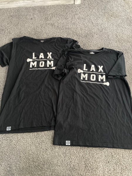 2 Lax Mom T Shirts (1 Large 1 Medium)