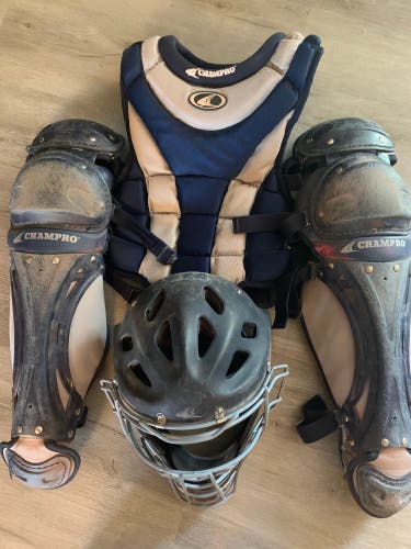 Used Intermediate Champro Catcher's Combo