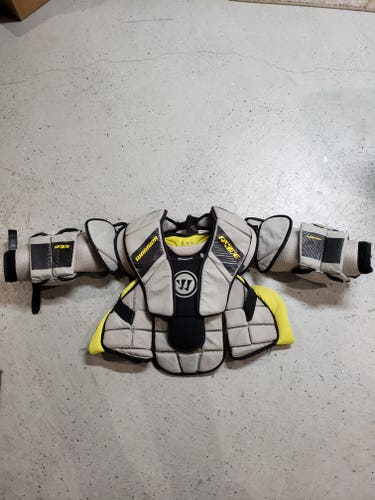 Used  JR Warrior R X3E Goalie Chest Protector