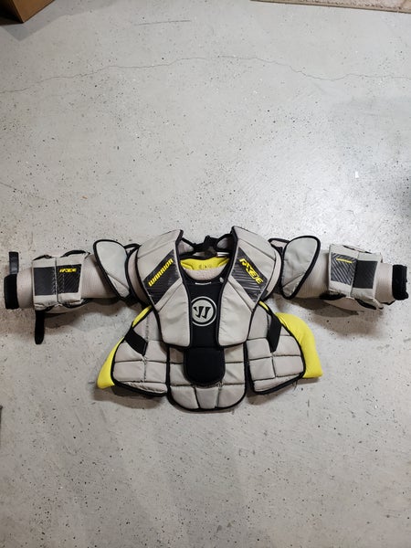 Used JR Warrior R X3E Goalie Chest Protector