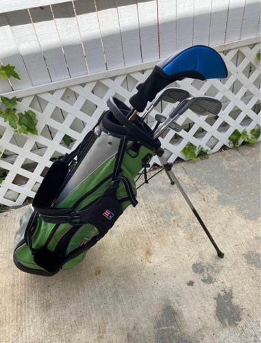 Junior teen golf club complete set with stand bag ages 11-14