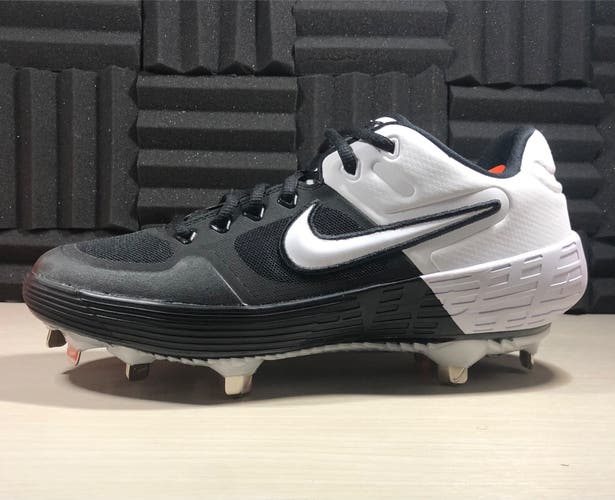 Nike Alpha Huarache Elite 2 Low Baseball Cleat Black AJ6873-004 Men's size 7.5 Metal New