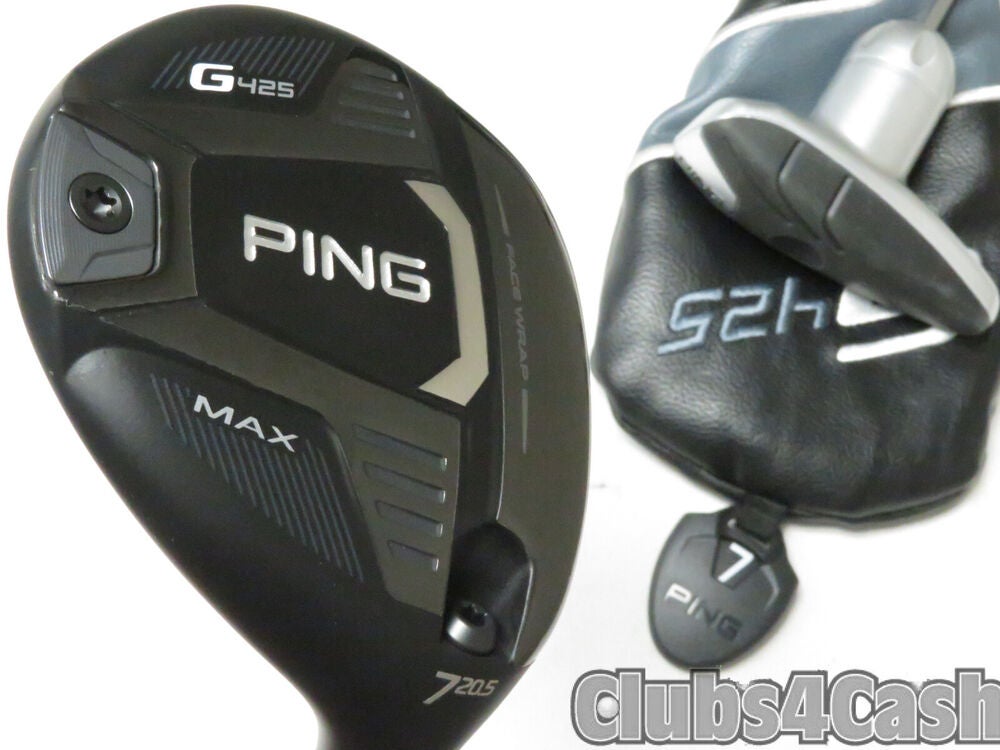 PING G425 MAX Fairway 20.5° 7 Wood TOUR 75 Stiff Flex +Cover