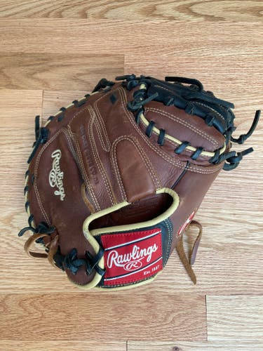 Rawlings 33" Catcher's Mitt: SCM33S - Right Hand Thrower
