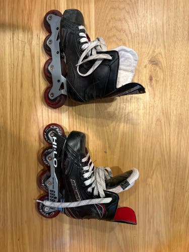 Used Bauer Regular Width Size 1 Inline Skates