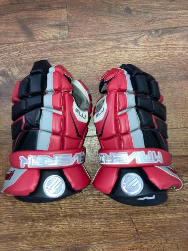 Used Player's Maverik 13" M5 Lacrosse Gloves