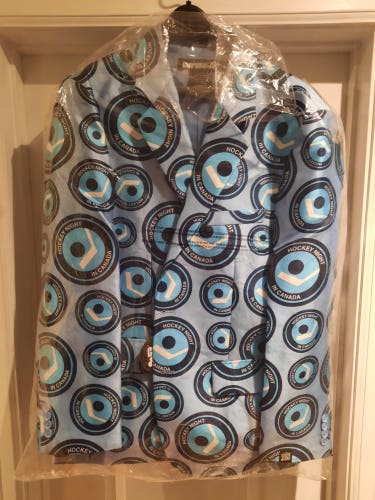 HOCKEY NIGHT IN CANADA BABY BLUE JERSEY - LARGE