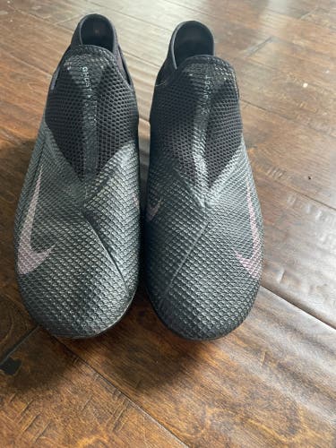 Black Men's Size 9.0 (Women's 10) Nike Phantom GT Elite Cleats