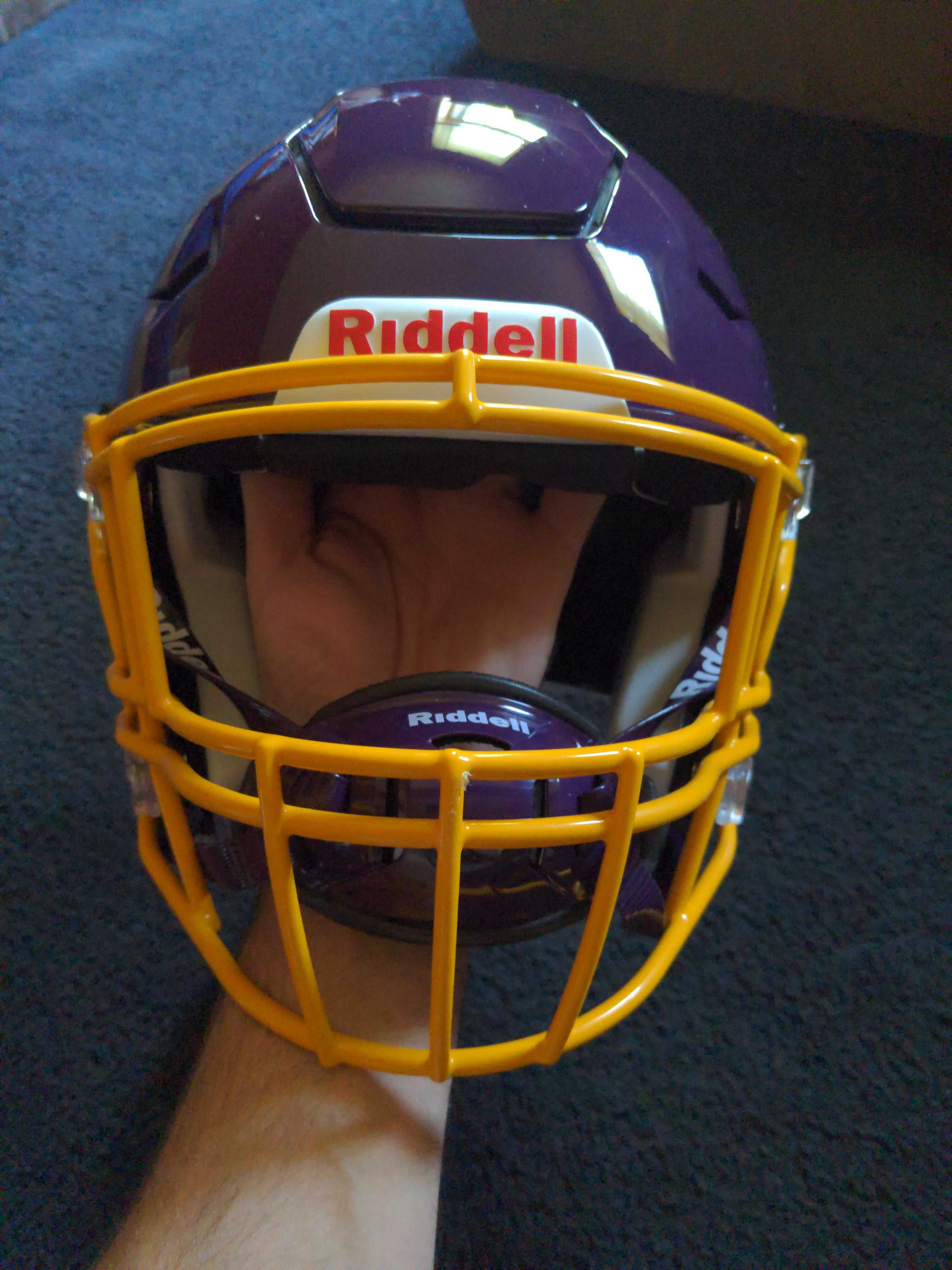 Adult New Large purple Riddell 