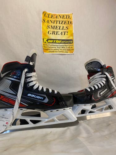 New Bauer Vapor X2.7 Size 6.5 D Ice Hockey Goalie Skates