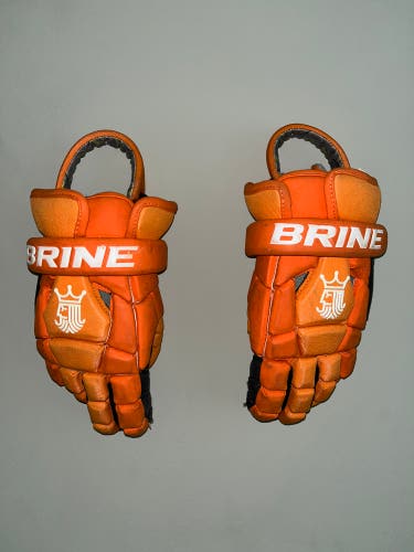 Used Player's Brine 13" Lacrosse Gloves