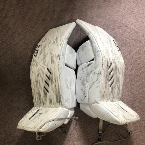 Used 34" Brian's OPTiK 2 Goalie Leg Pads Pro Stock
