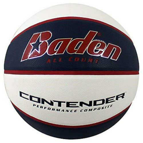 Baden Contender 28.5” Indoor/Outdoor Basketball Red/White/Blue